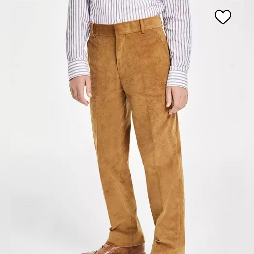 Nwt Tommy Hilfiger Big Boys Machine Washable Stretch Corduroy Pants